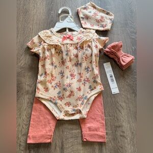 Nichole Miller 4-piece jogger set canyon clay new